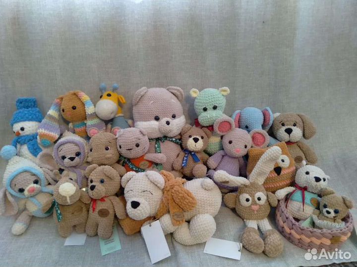 Мягкие игрушки вязаные