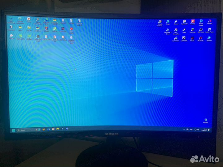Монитор Samsung C24F390 23.5** изогнутый