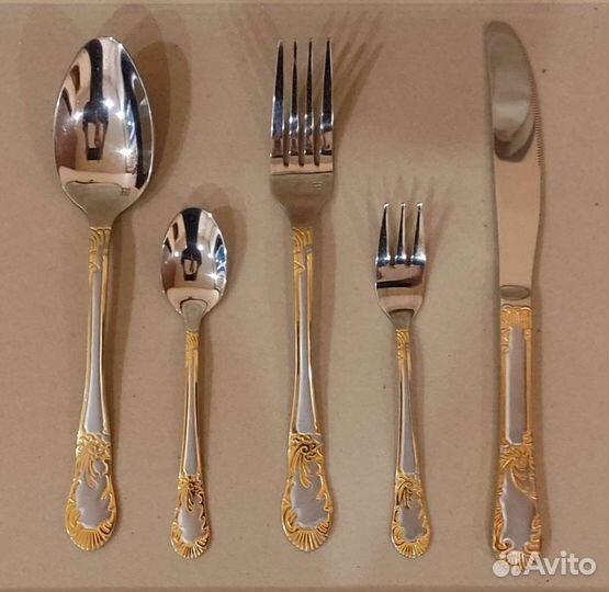 Набор столовых приборов новый