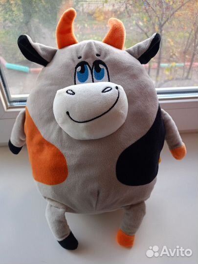 Мягкая игрушка Корова. Мешок для подарка.Новый год