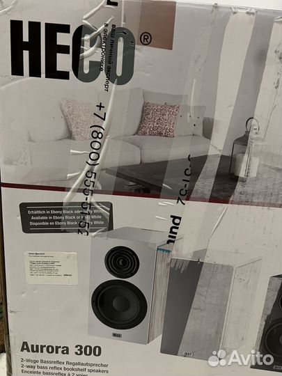 Полочная акустика Heco Aurora 300 Ebony Black