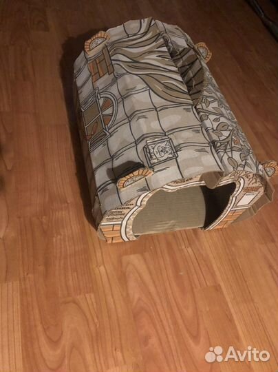 Картонный домик для кошки