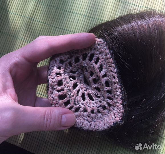 Шиньон из натуральных волос