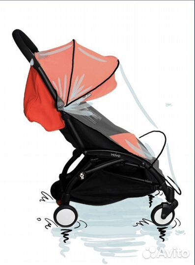 Коляска прогулочная babyzen yoyo red прокат