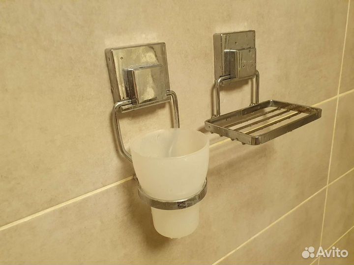 Держатель для зубных щеток стакан, мыла мыльница