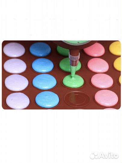 Силиконовый коврик для выпечки макаруни