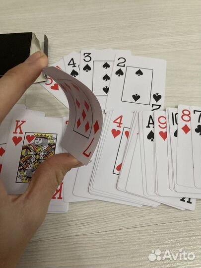 Карты игральные пластиковые 100