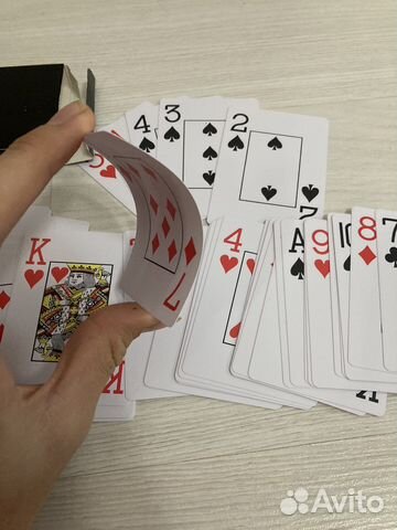 Карты игральные пластиковые 100