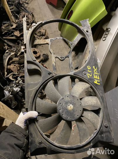 Дифузор с моторчиком mercedes w210