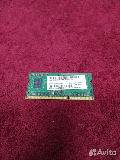 Оперативная память ddr3 2gb 1066MHz