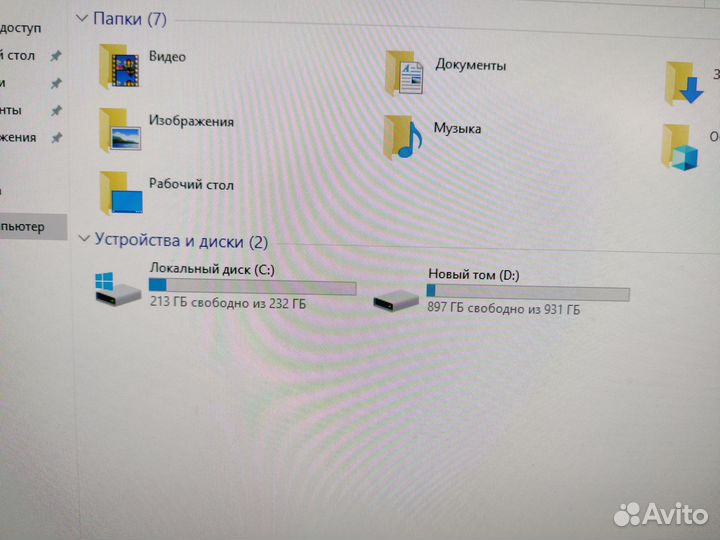 Игровой компьютер i7,RX5700, SSD, 16гб озу