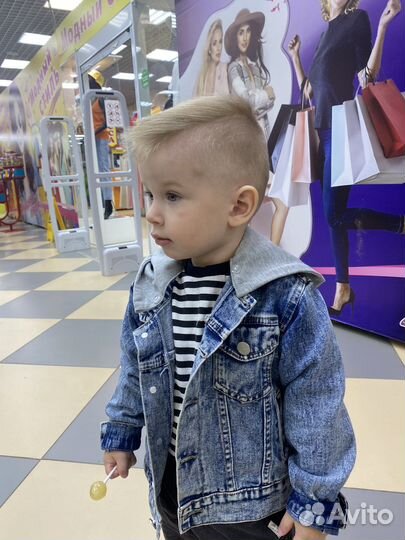 Джинсовая куртка для мальчика 92