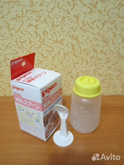 Бутылочка с ложкой Pigeon