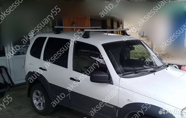 Багажник на крышу Chevrolet Niva в штатное место