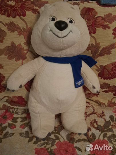 Плюшевый медведь олимпийский мишка