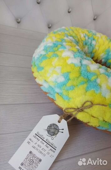 Подушка-пончик