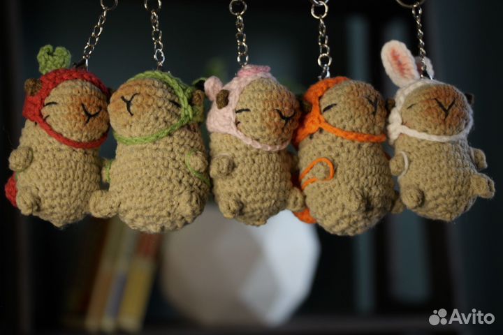 Брелок капибара/ ручная работа