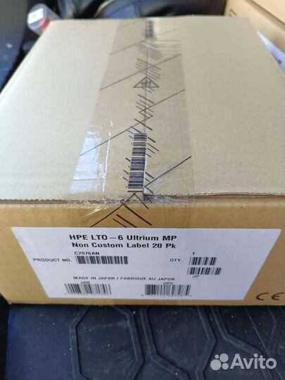 Ленточные картриджи LTO-6 HPE C7976AN