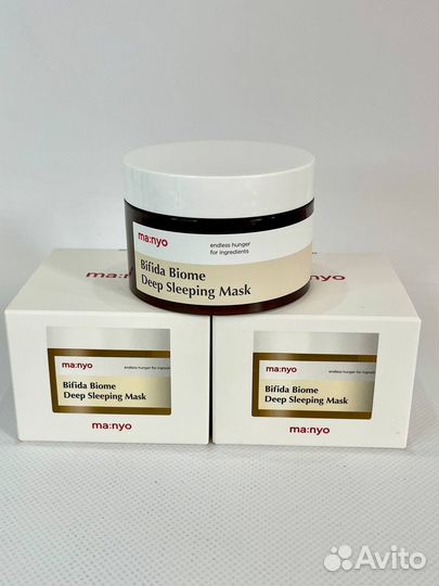 Ночная увлажняющая маска Manyo Bifida Biome Deep