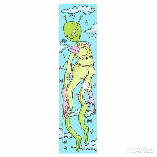 Шкурка для самоката Комета Инопланетянин