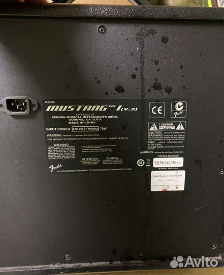 Гитарный комбоусилитель fender