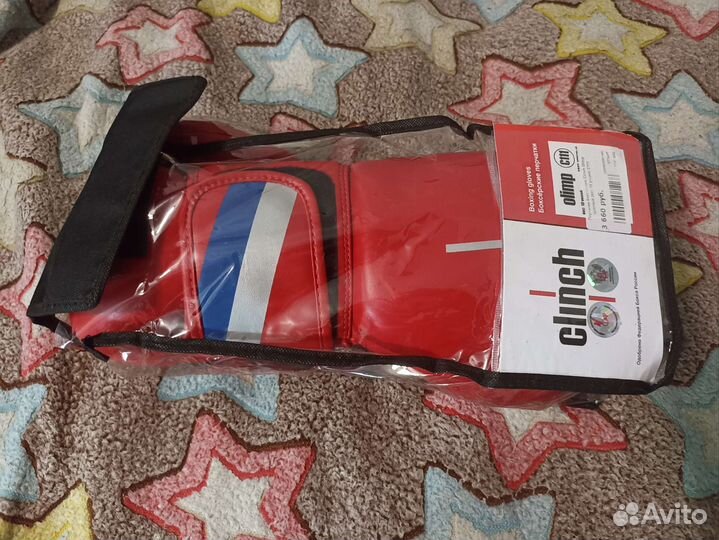 Боксерские перчатки Clinch Olimp красные 10 унций