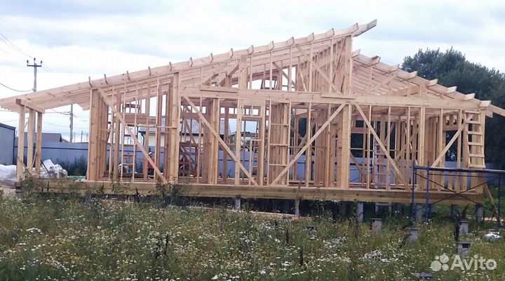 Бригада строителей каркасных домов