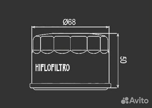 Фильтр масляный HF147