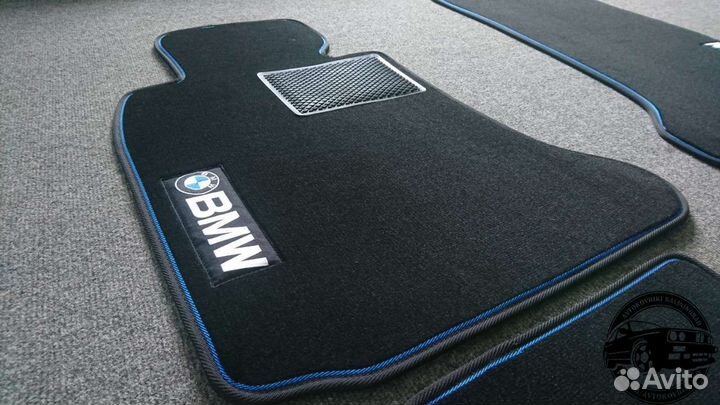 Автоковрики для BMW 5 серии e39, чёрные