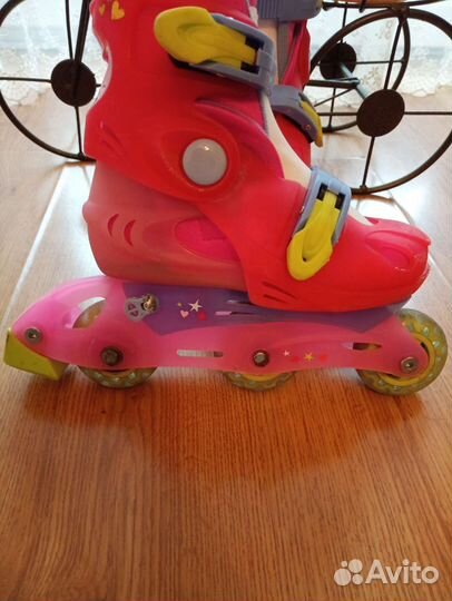 Роликовые коньки детские раздвижные 30-33