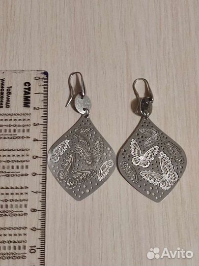 Серебряные серьги