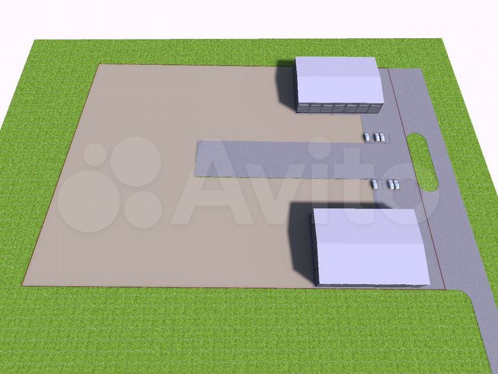 Торговое, производств-е, складское здание, 1260 м²