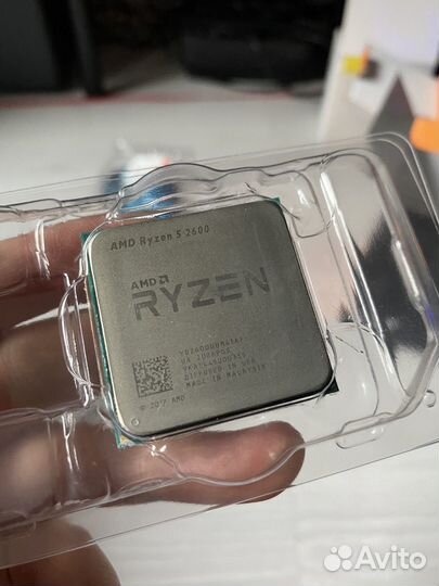 Процессор AMD ryzen 5 2600 + кулер
