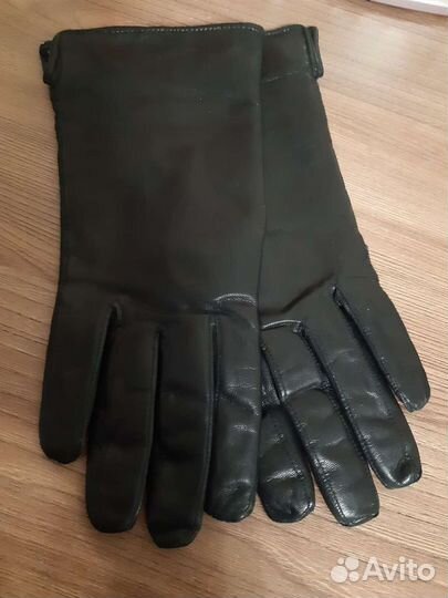 Перчатки женские кожаные