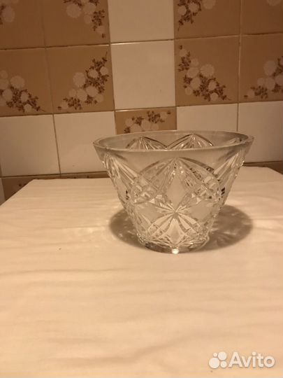 Хрустальная чаша для салата, пепельница