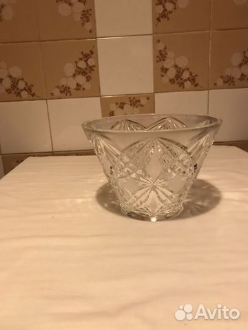 Хрустальная чаша для салата, пепельница