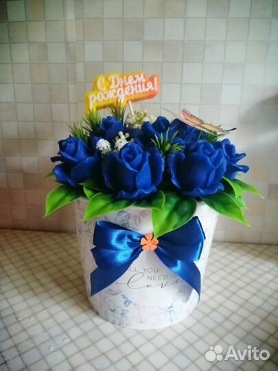 Букет цветов из мыла