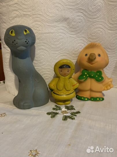 Резиновые игрушки СССР