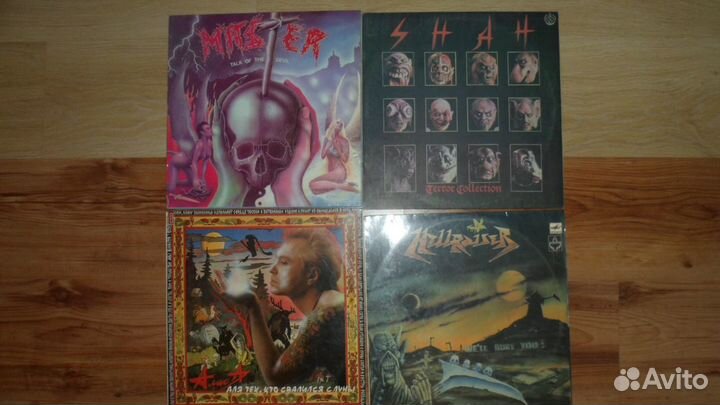 Рок на виниле русский и зарубежный на фирме