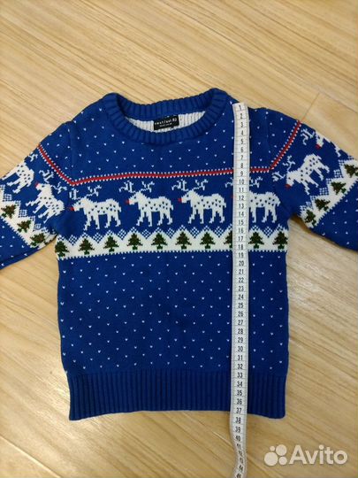 Свитер детский новогодний Next