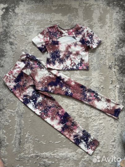 Спортивный топ и леггинсы zara,р-р 152