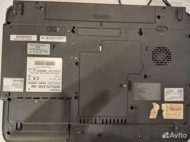 Ноутбук toshiba