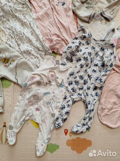 Детские вещи пакетом от 0 до 6 месяцев