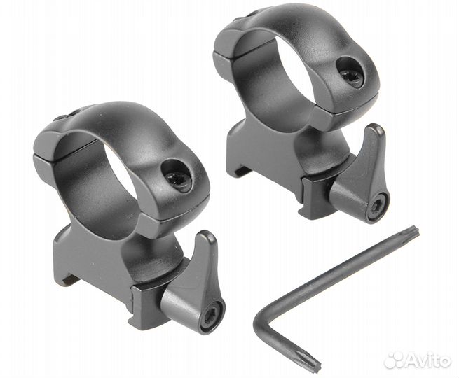 Кольца для прицела Veber 2521 HS быстросъемные