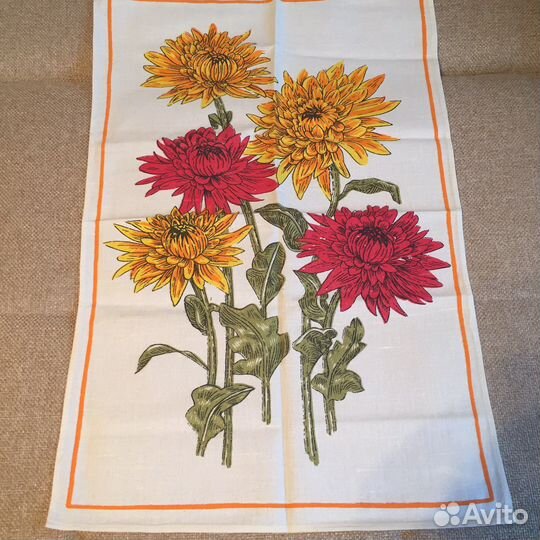 Льняные салфетки 7 штук, новые СССР
