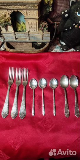 Столовые приборы Мельхиор СССР