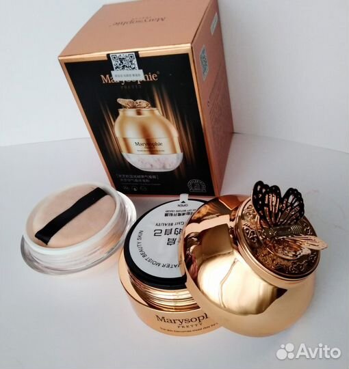 Marysophie Pretty 2в1:тональный крем-кушон/пудра
