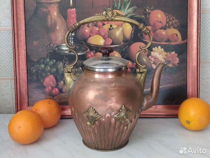 Чайник из латуни СССР Кольчугинский