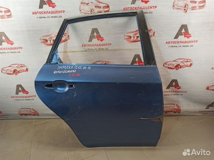 Дверь задняя правая Subaru Impreza (G12/G22)