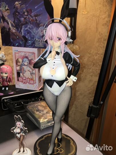 Аниме фигурка Super Sonico банни/зайчиха